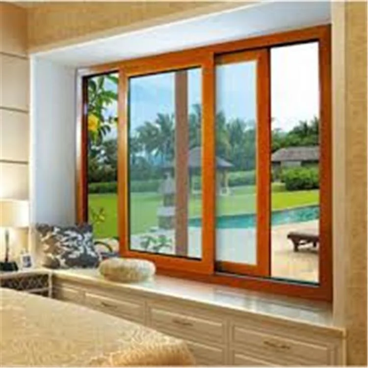 High quality/High cost performance  Aluminum PVC Sliding Window with Grill Design