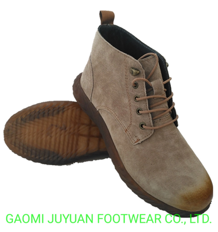 Full Grain Leather Sported Safety Shoes, Jy-989