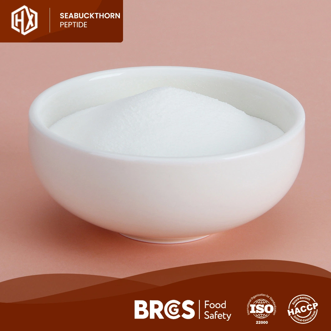 Haoxiang Meal Supplement Body Building Protein China High Purity Water Soluble Seabuckthorn Collagen Powder Peptide for Skin-Whitening and Anti-Wrinkle