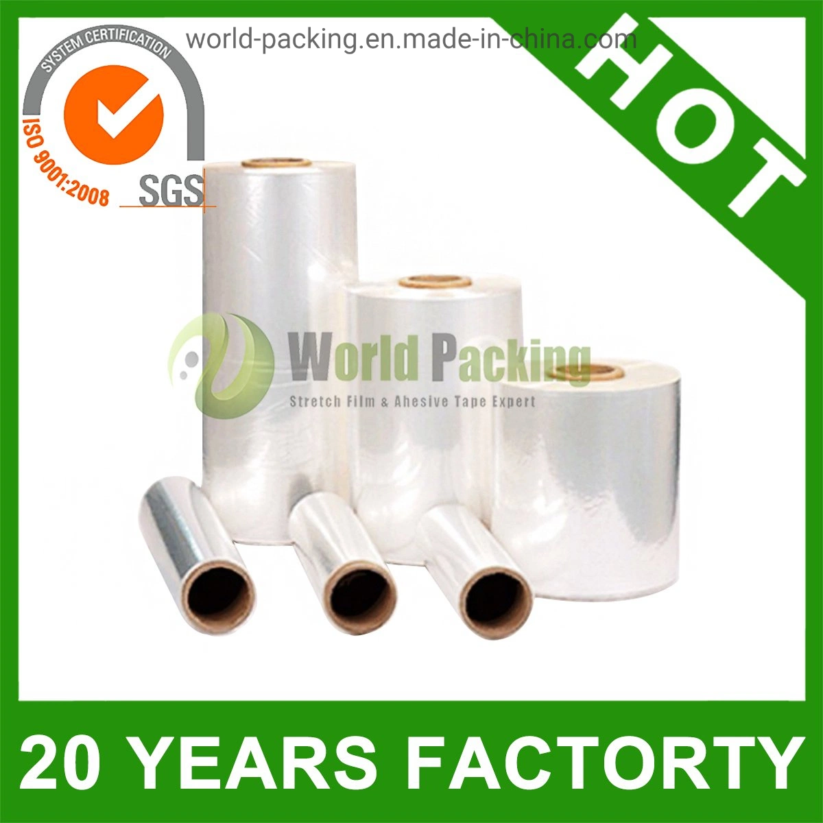 Coextruded PE Polyethylene & POF Polyolefin Heat Shrink Wrap Film