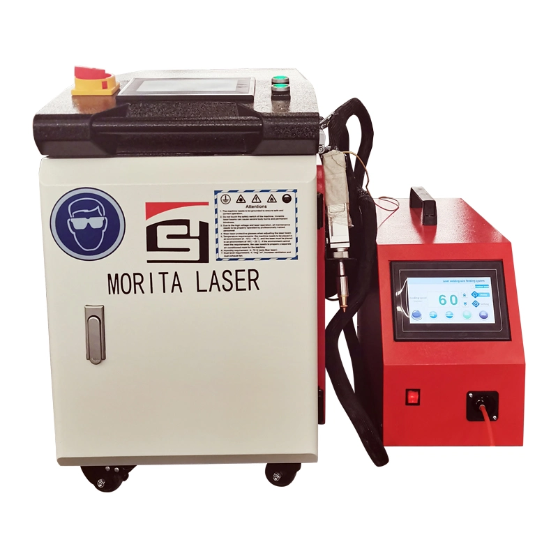 Leistungsstarker 220V/380V 50Hz/60Hz 1000W 1500W 2000W 3000W-Handlaser Schweißmaschine mit automatischer Drahtzuführung