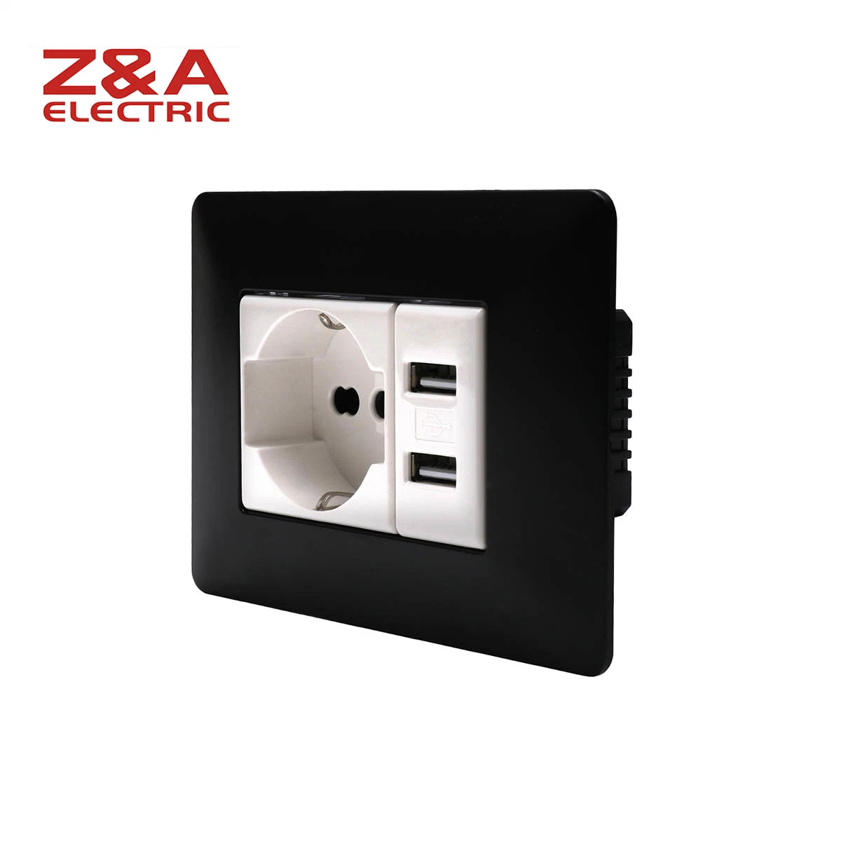 Bm1326. Mblk Bm Series Matte Black Color Z&a Za Electric Wall Socket