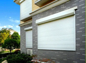 Anti Hurricane 0.25mm Thickness Aluminum Alloy Panel Automated Window Shutter