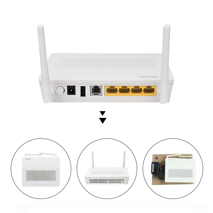 Hot Original Ont Hg8546m 8546 FTTH Gpon ONU Fiber WiFi Modem 1ge Router with Voice Phone 4port English Interface Modem