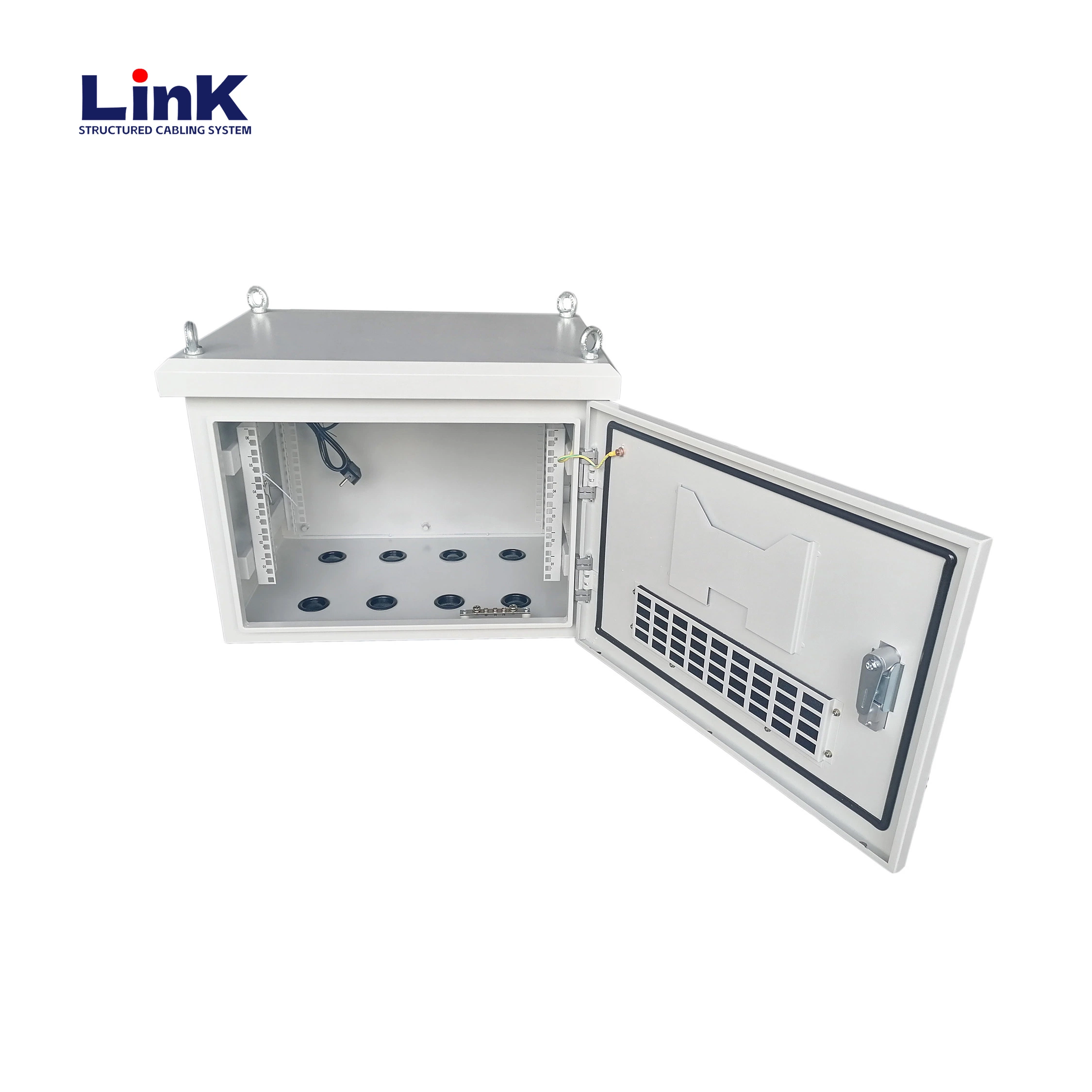 Wall Mount IP55 Outdoor Telecom Cabinet with Fan