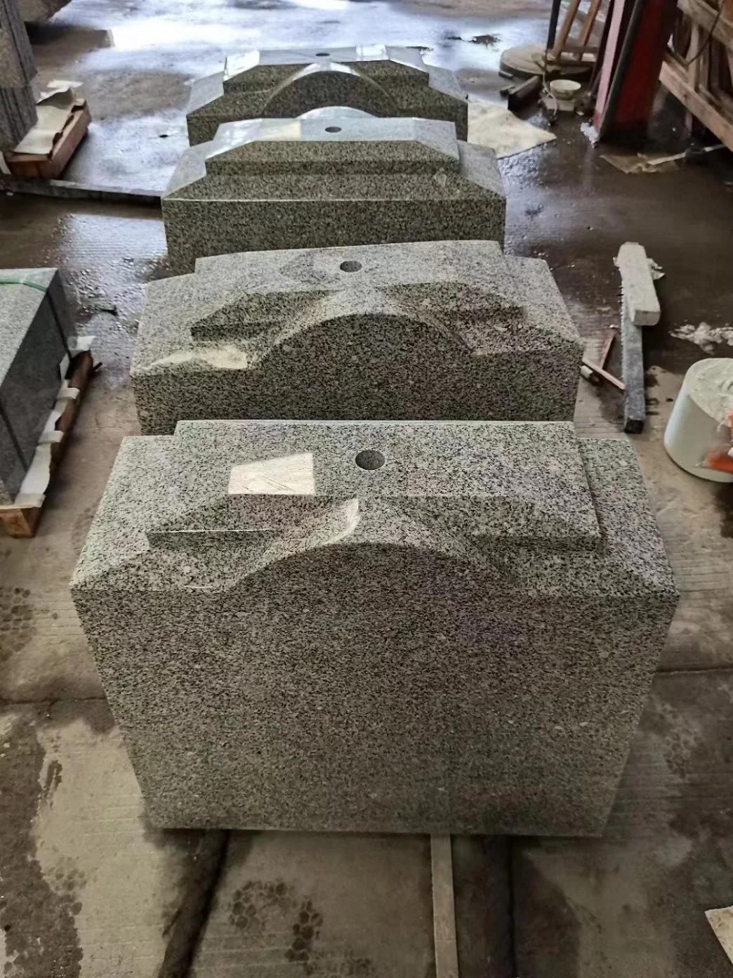 Granite Headstone or Tombstone or Monument Various Styles