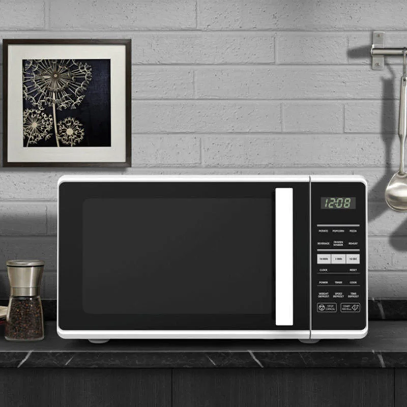 Mall Countertop Oven with Digital Display Stainless Steel Portable Microwave