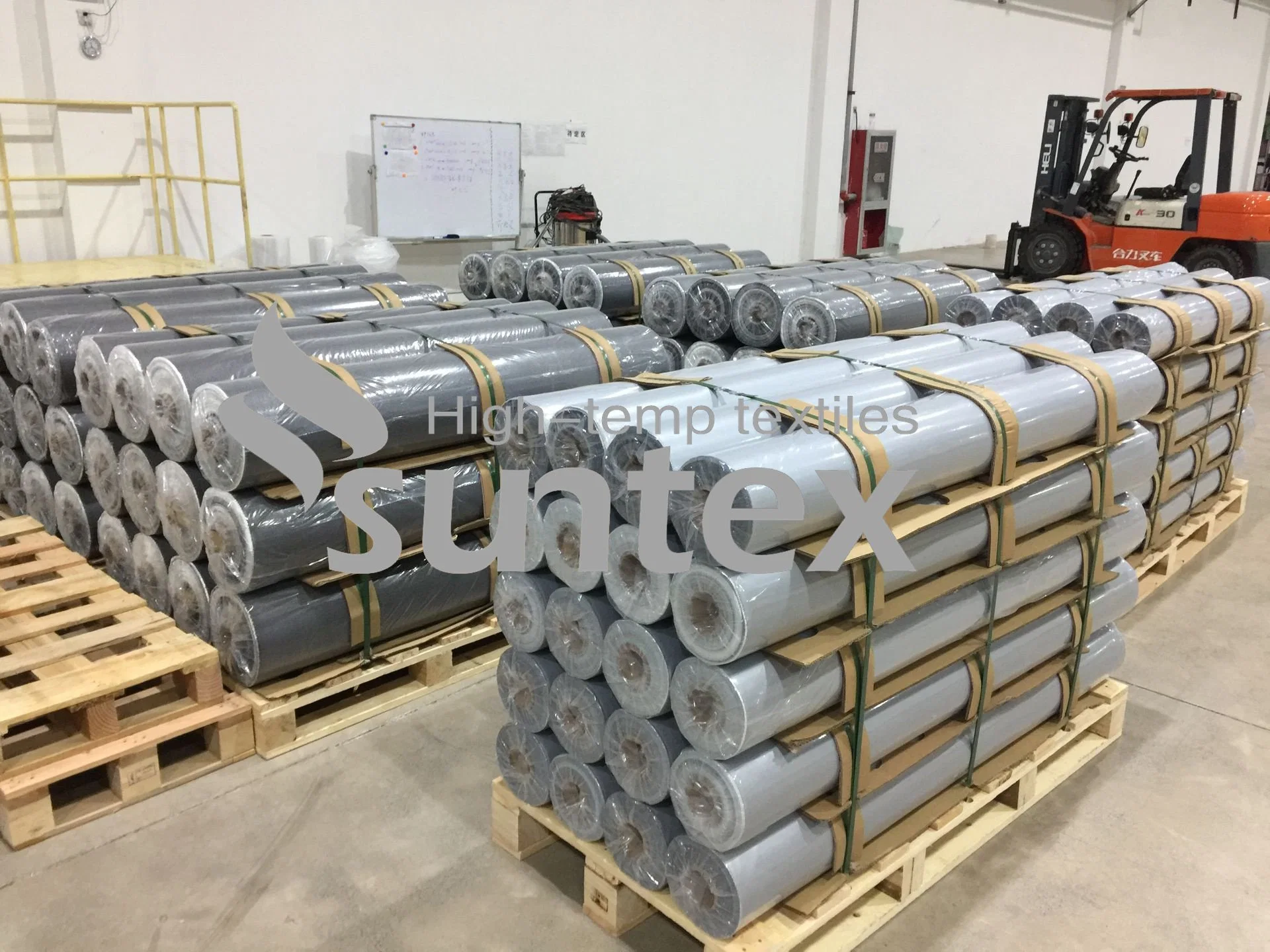 Fireproofing Grey Colored Electrical Insulation Fiberglass Rolls Fiberglass Fabric Cloth