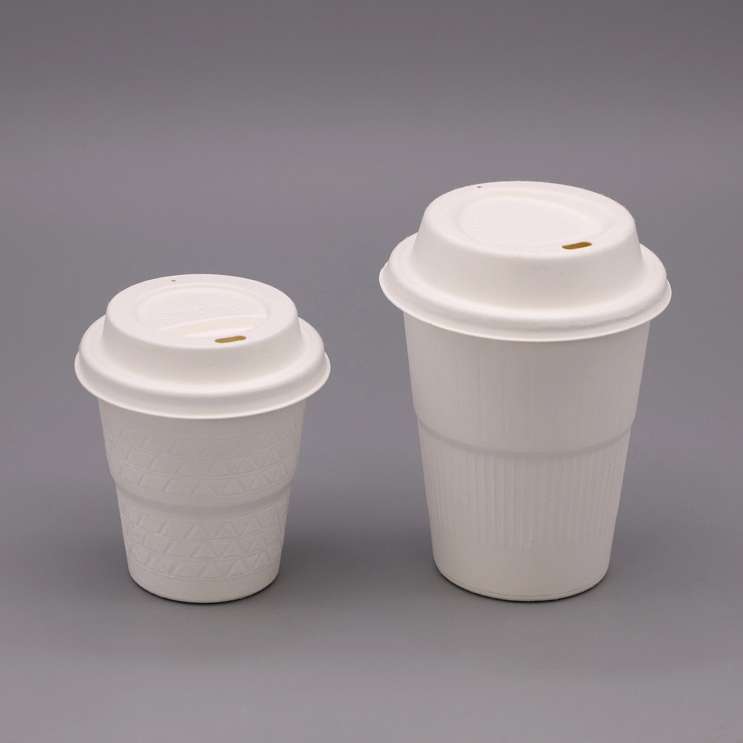 Biodegradable Paper Bagasse coffee Cup Lid