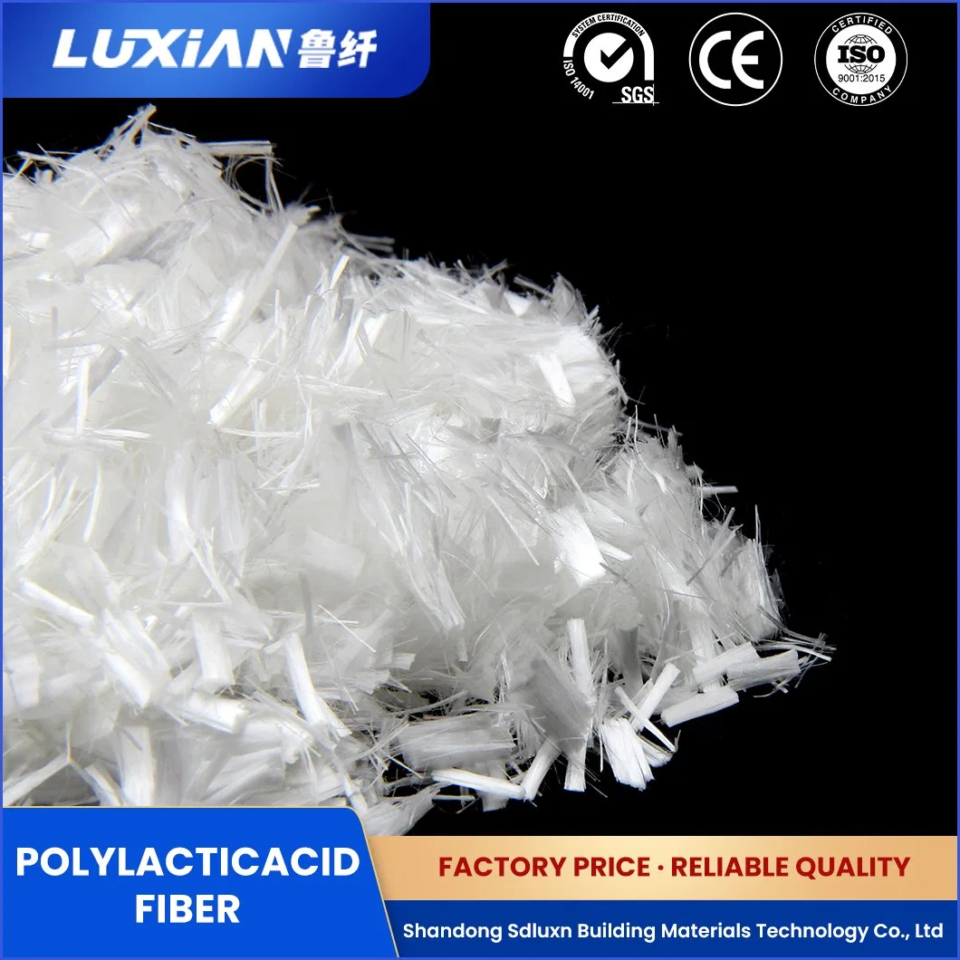 Pele artificial Sdluxn PLA de alta qualidade resina termoplástica de fibra Lxpl China 300 MPa resistência à tensão fibra PLA suave e quente 6 mm Fabricantes