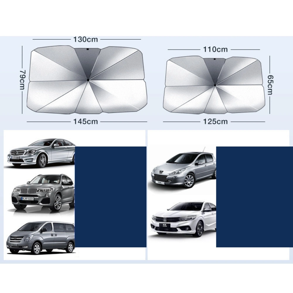 Tipo de guarda-chuva frente Pára-Brisa Tampa da janela do carro Parasol abertura e os detritos bloqueável Bl23409
