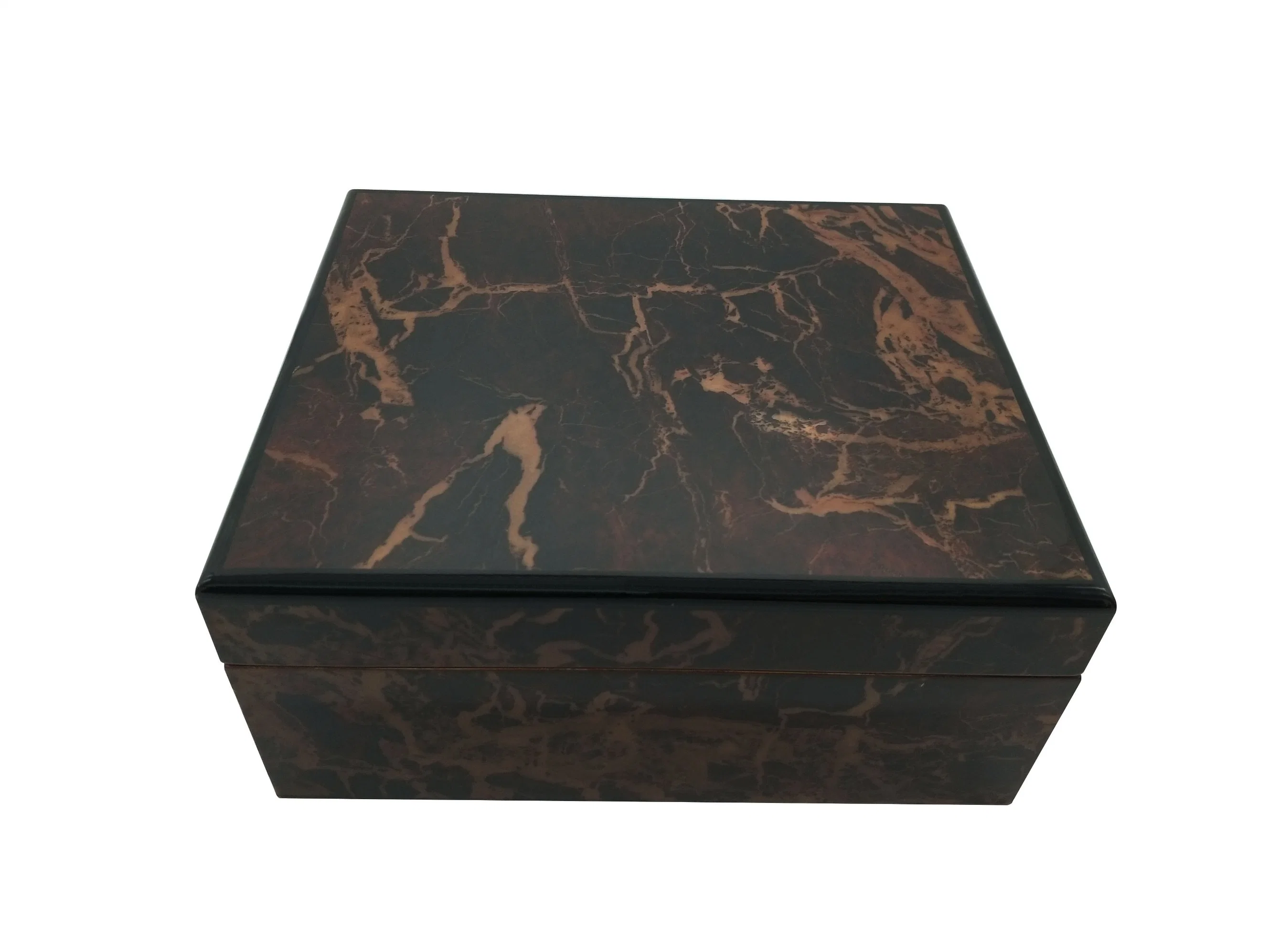 High Glossy PU Lacquer Painted Wooden Cigar Humidor Box