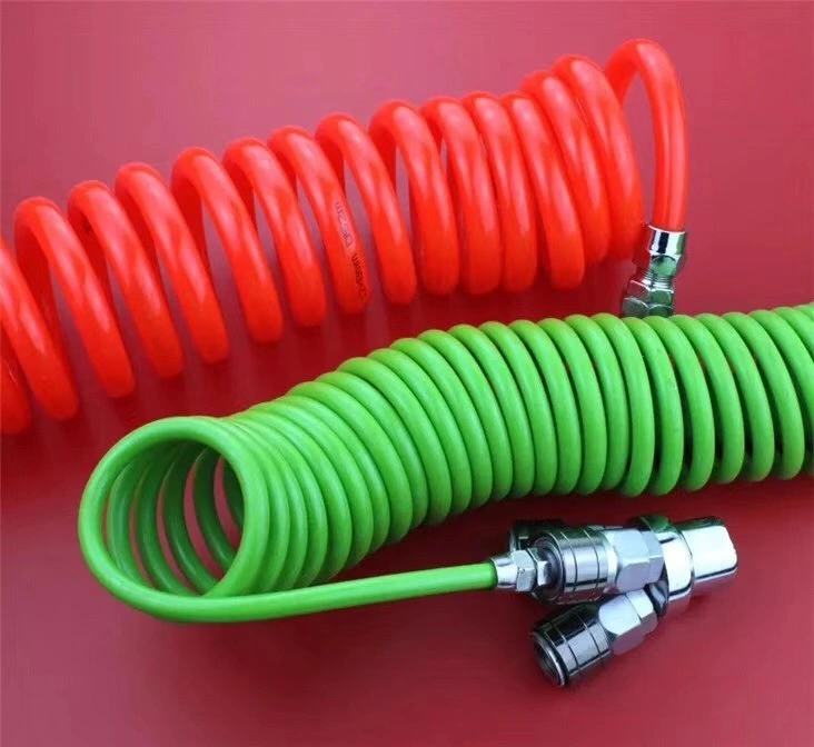 8mm PU Dust Cleaning Recoil Hose 5m Air Duster Blow Gun with 120mm Steel Nozzle Kit