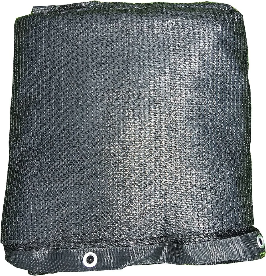 Dandelion Sunblock Shade Cloth with Grommets 70% 10 FT X 20 FT Black for Plant Cover Greenhouse Pergola or Swimming Pool