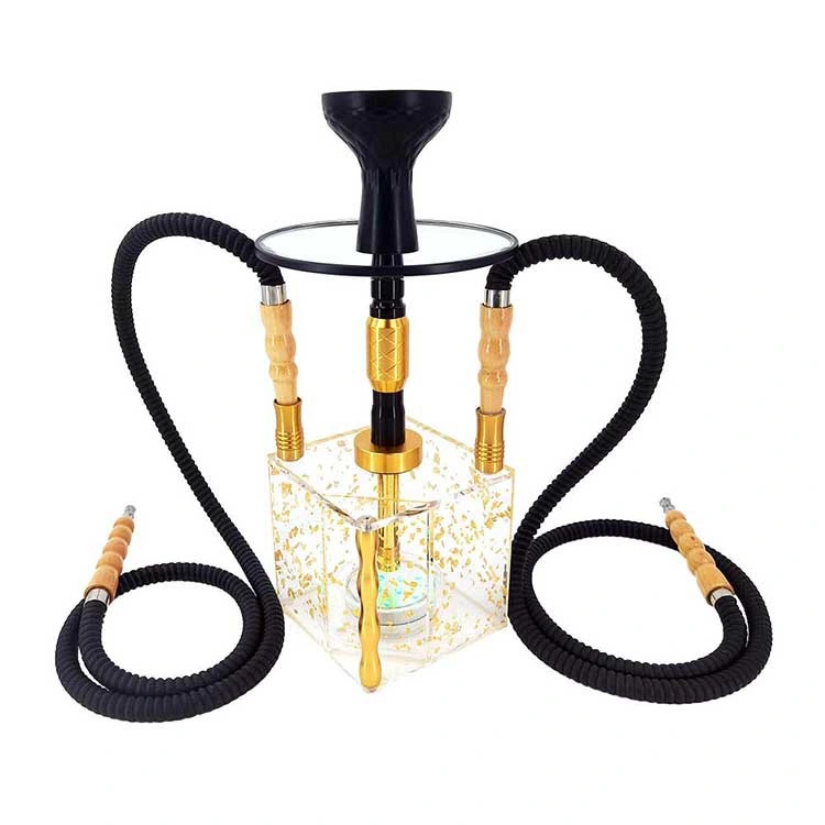 طقم أدوات Hookah Combo من نوع Arab Hookah 2 بحجم 14.5 بوصة مجموعة أدوات فاخرة من الأدوات العربية للتشوكه، مجموعة من أدوات Shisha للمدخنين مع خرطومي ردهة المحترفين