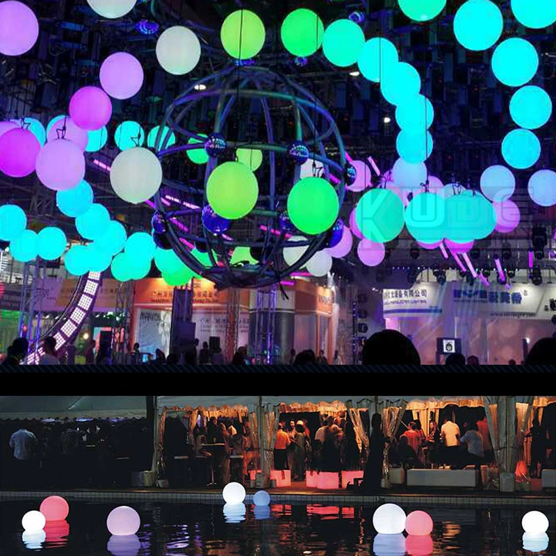 Small Christmas Globe Xmas Tree Luminous Balls LED Waterproof IP65