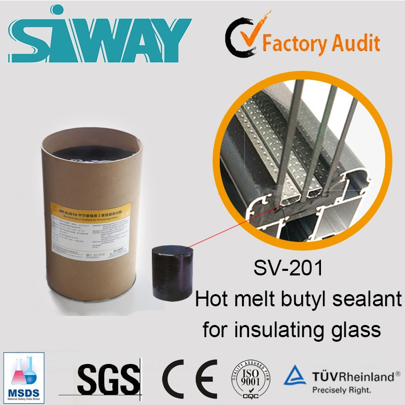 Siway Hot Melt Butyl Sealant for Double Insulating Glass Windows Seal