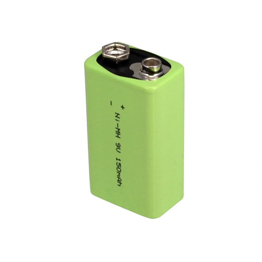 Manufacture Price Ni-MH 9V Rechargeable Battery 160mAh for Instruments Camera Microphone E-Toys Player