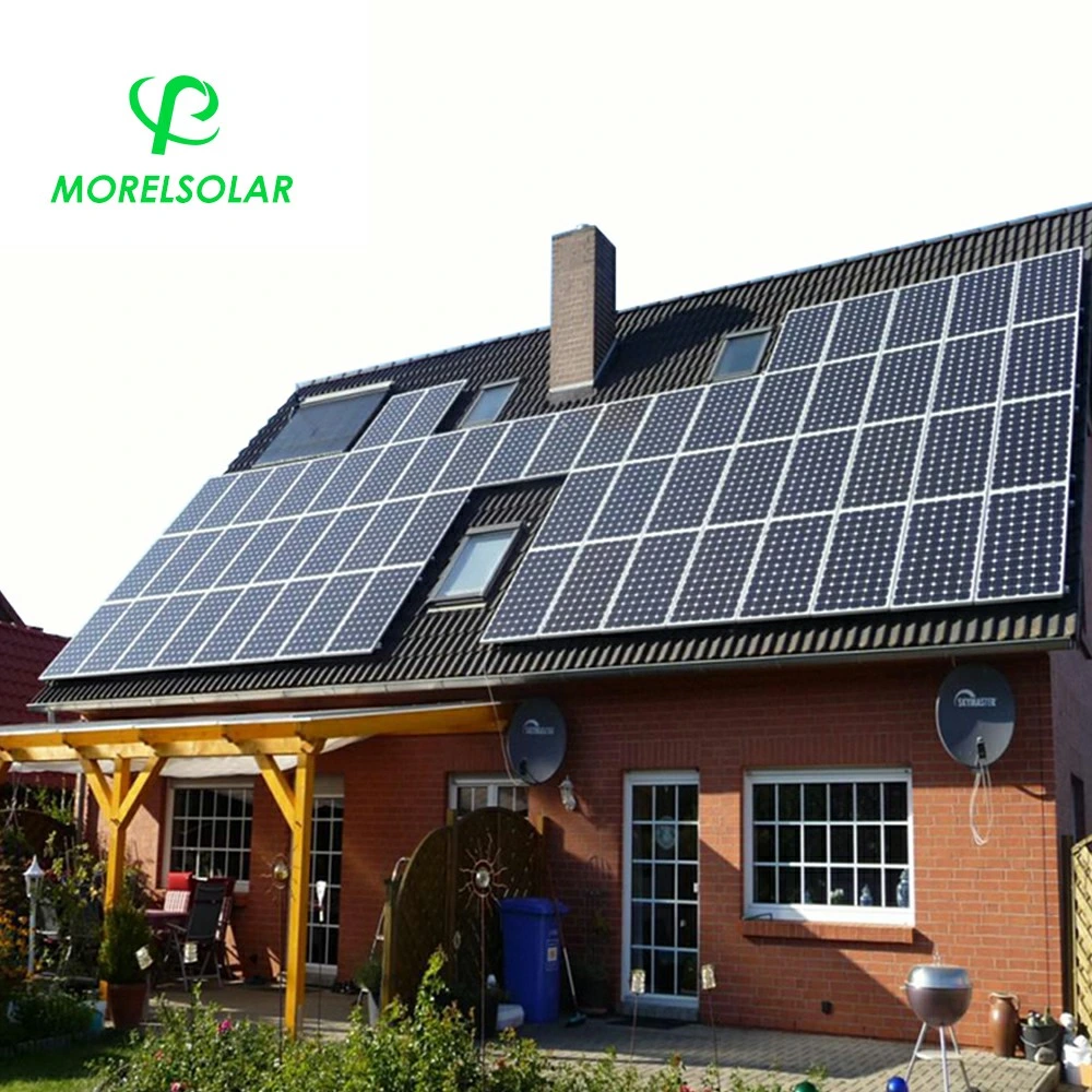 Morel Free Shipping 10kw on Grid Grid Tied PV Solar System Home Use for Lighting Heating Air Conditioner