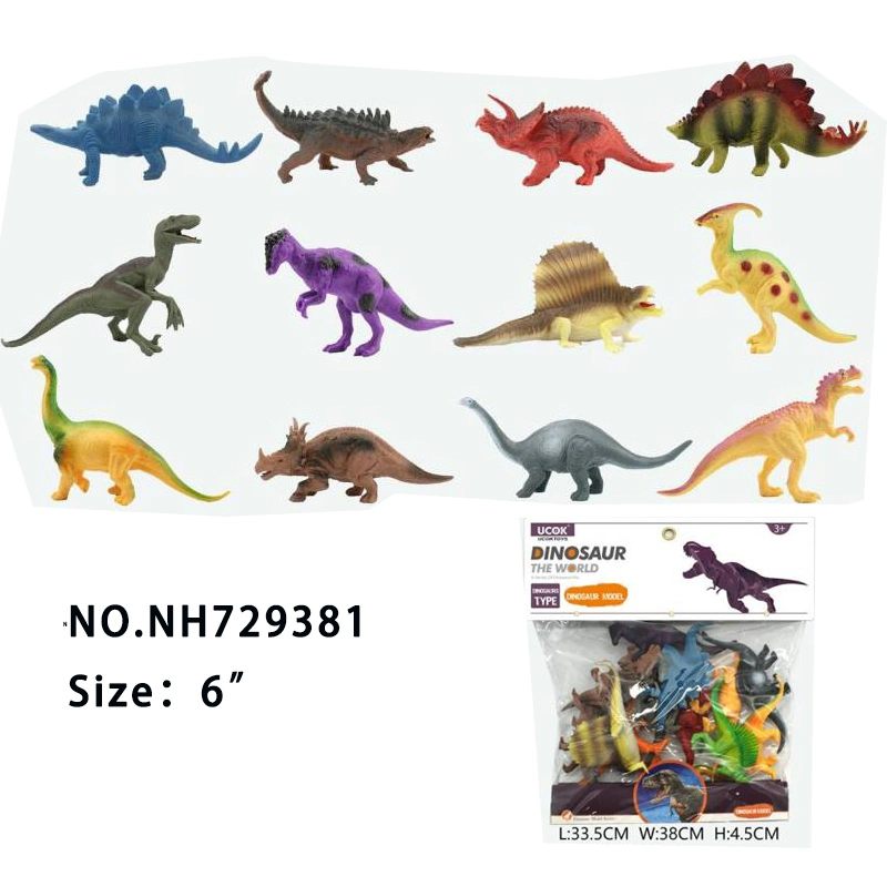 Educación PVC Dinosaur Figure Toy Dinosaur Modelo Toys for Kids