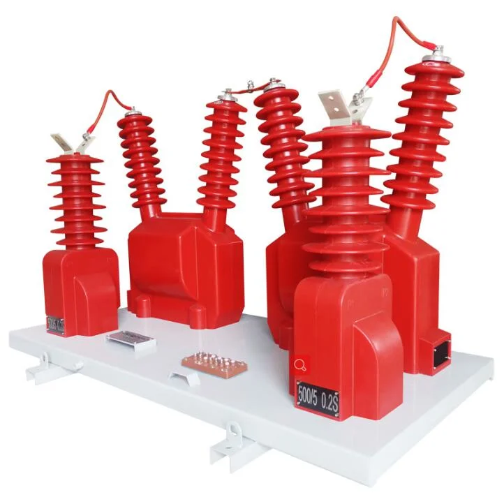 Jlszv 35kv 2.5-300A boîtier de mesure haute tension triphasé extérieur, trois fils, de type sec Transformateur d'instrument combiné à charge large