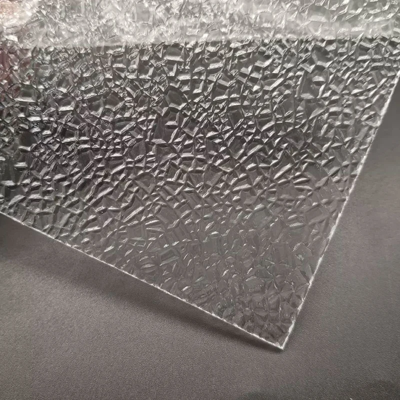 Diamond Particles Textured PC Polycarbonate Board for Church Window