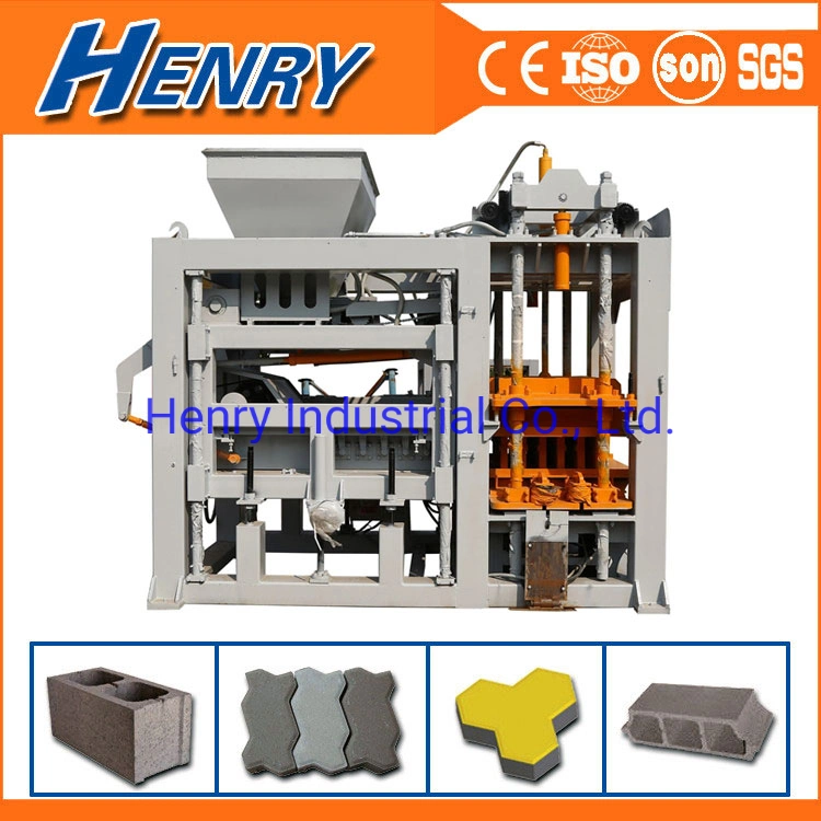 Qt6-15 Fully Automatic Hydraulic Cement Hollow Block Machine Concrete Block Making Machine Paver Machine Curbstone Making Machine Line Booming Business