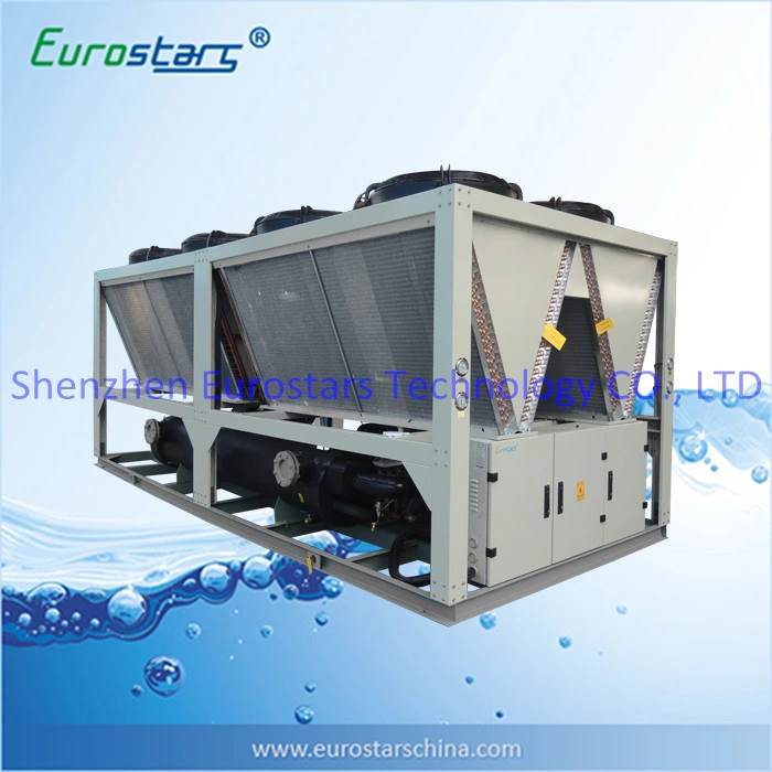 Hanbell Screw Type Compressor Refrigerado a Ar Refrigerador Industrial