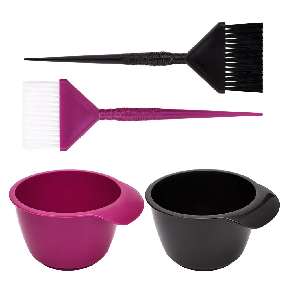 Mistura de cabeleireiro salão profissional de beleza Tint Taça de tingimento doseador tintura coloração esverdeada tigela para Barbeiro Hair Stylist Tool