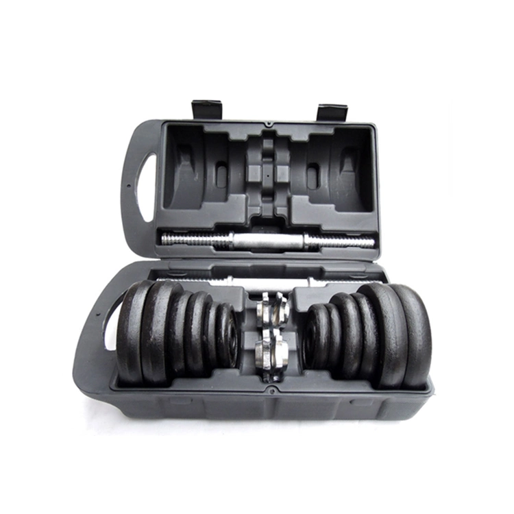 Best Quality China Cast Iron Adjustable Dumbbell Set 5-35 Lb 2.5-50kg with Rack