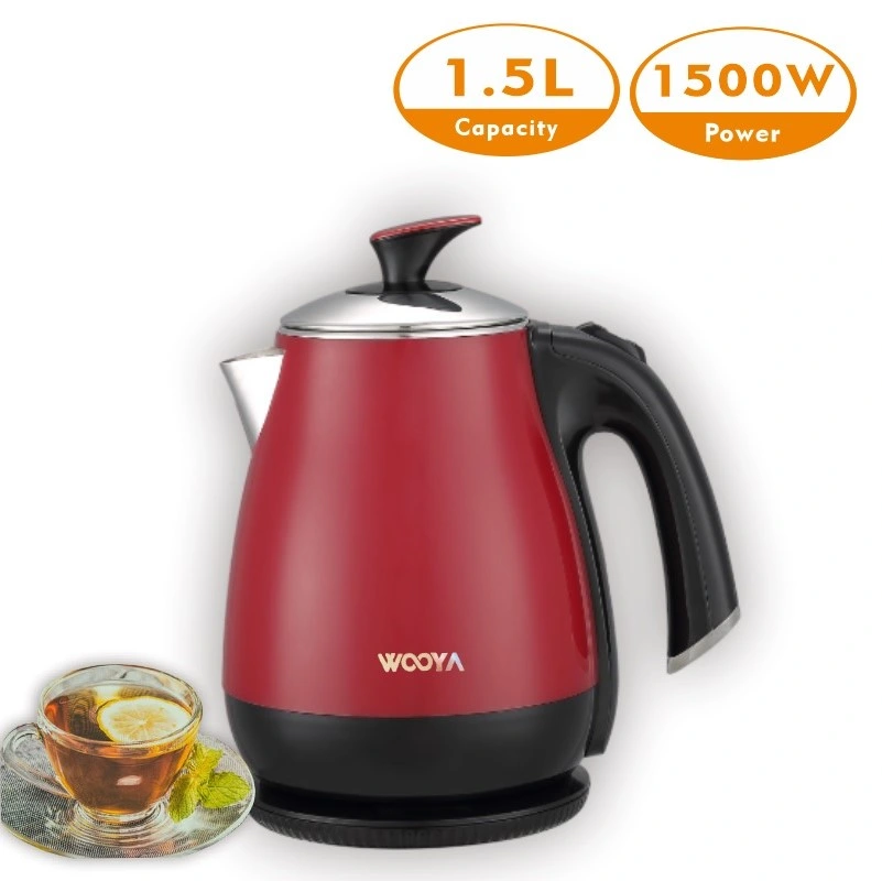 Easy to Clean Lid Stainless Steel Kettle Electrical Products with Cool to Touch Outer Casing