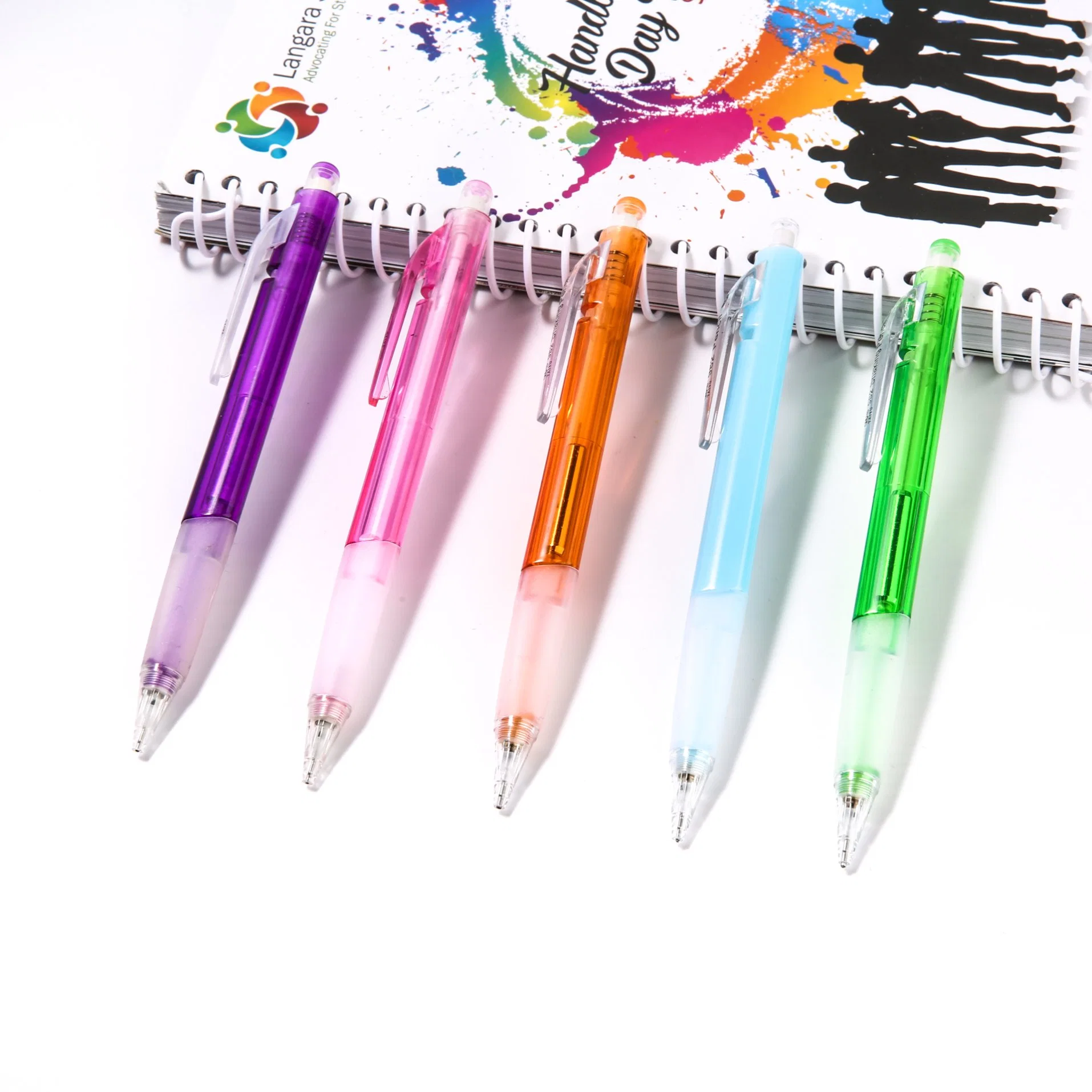 Fábrica de cor de caneta de gel de múltiplos OEM 0,5mm 0,7mm Office Costomized Escolar
