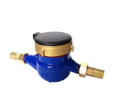 مقياس التدفق الجاف متعدد النفاثة الصين الحديد Cast Body Cold الفئة B R80 Water Meter Factory