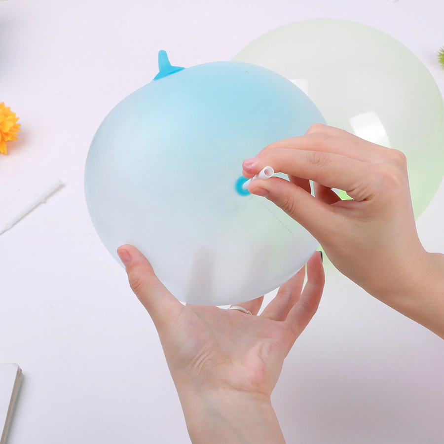 Inflates up to 6cm TPR Rubber Inflation Bubble Balloon Ball