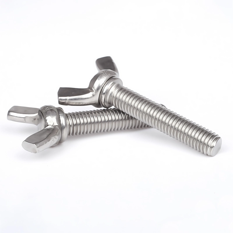 Wholesale/Supplier Factory Butterfly Bolt SS304 SS316 Stainless Steel Wing Bolt