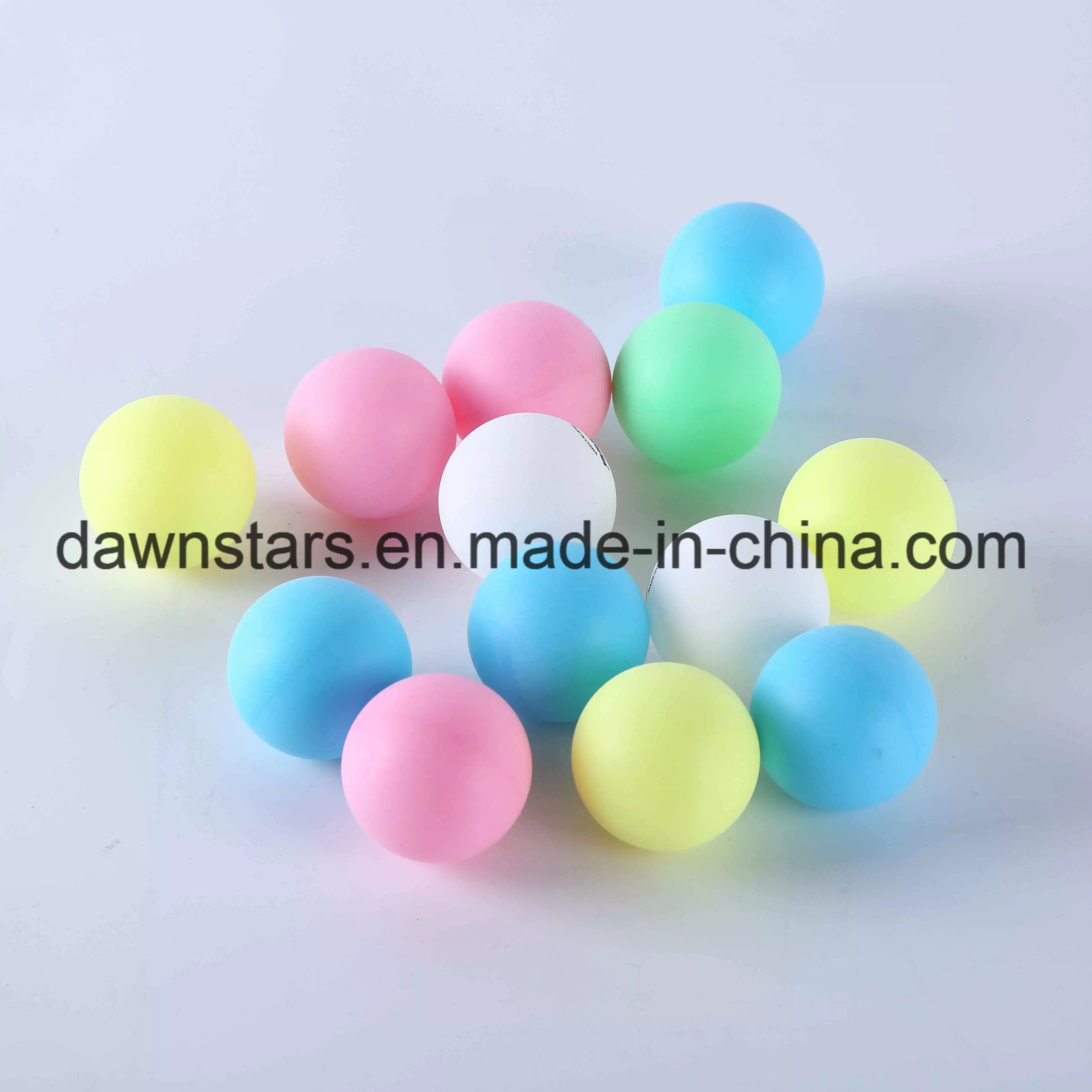 Hot Selling Color ABS Ping Pong Balls Table Tennis Sporting Goods