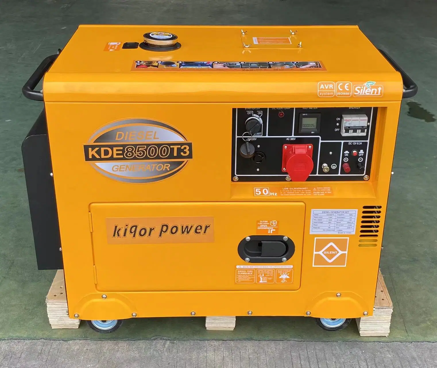 Canopy Air-Cooled Single Cylinder Silent Type 6kw Diesel Generator 7kVA Diesel Generator for Sale