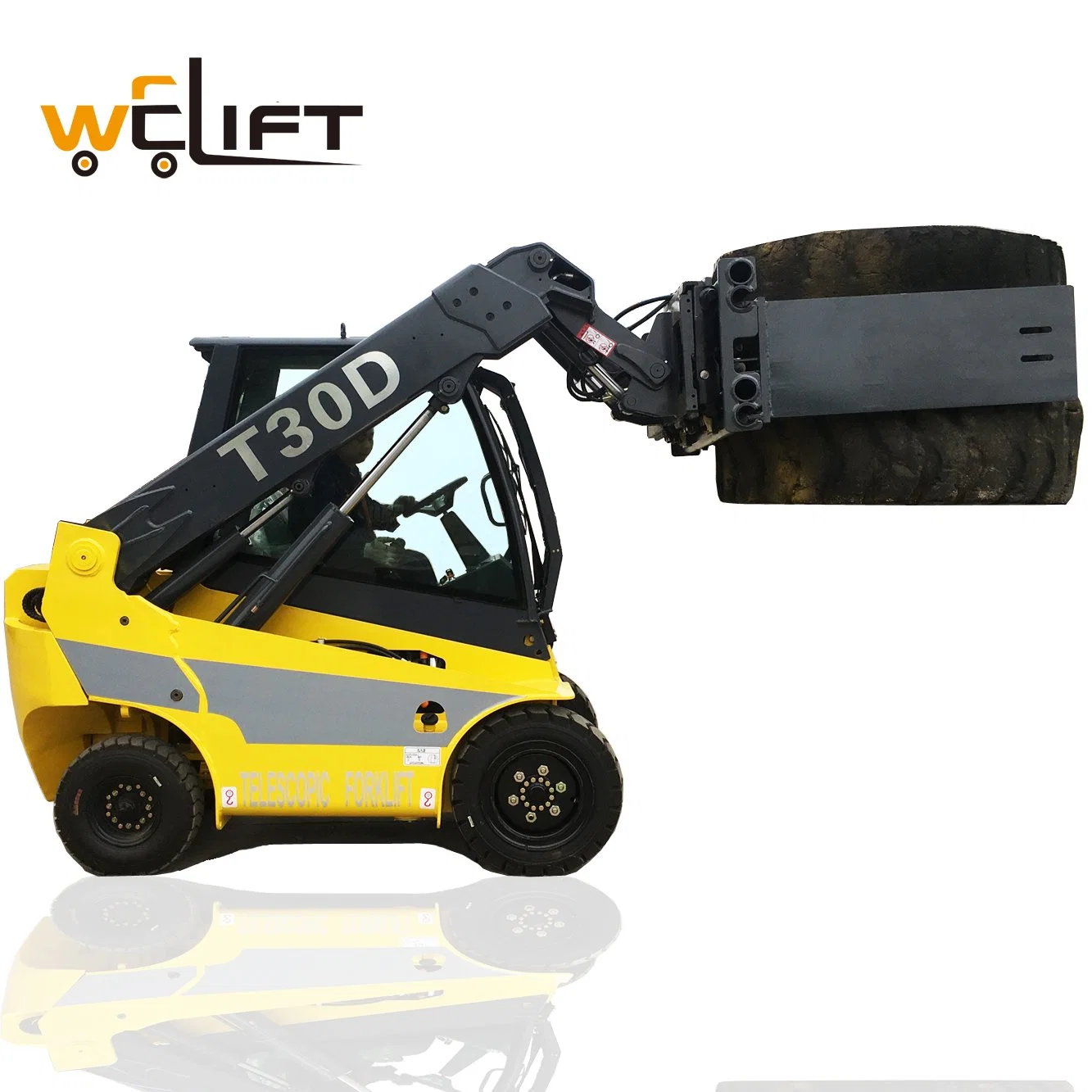 3ton Forklift Diesel Forklift T30d Logistic Machinery Telescopic Forklift 4m Telehandler