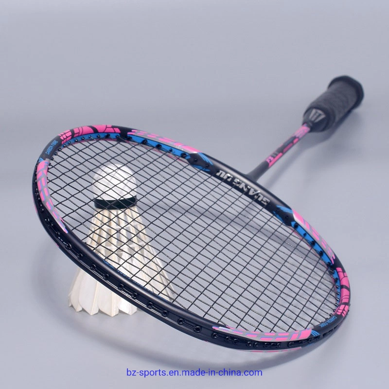 100% Full Carbon Fiber Indoor Price Grip Badminton Racket