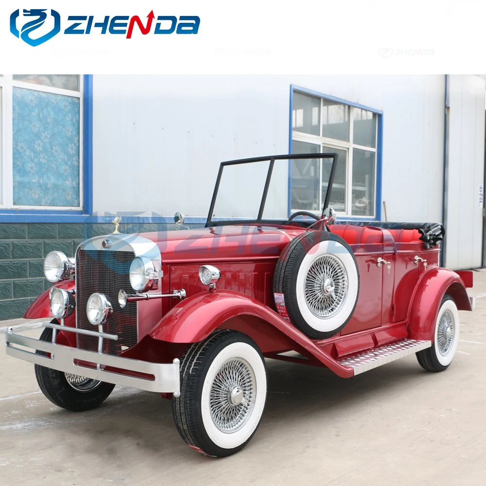 New Modal Modern Classic Convertible Passenger Cart Electric Antique Classic Car CE Approved