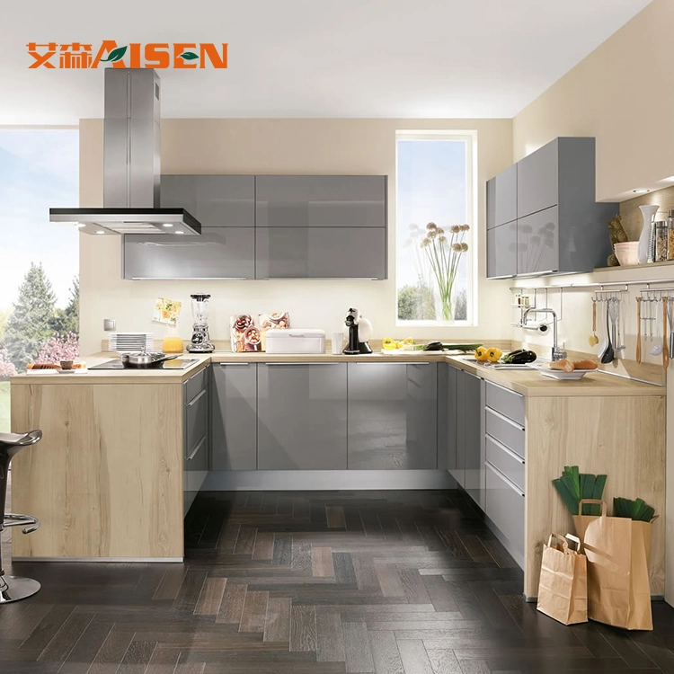 Export Household Furniture Most Popular in Australia New Standard Kitchen Cabinet