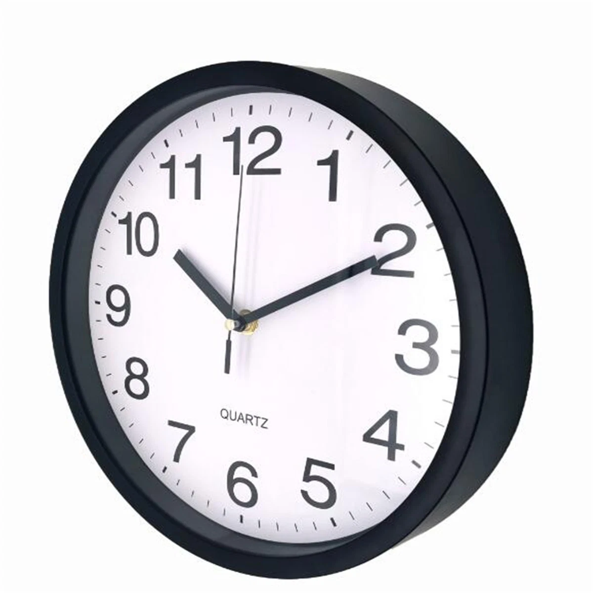 Home Decoration Simple Round Design 10 Inch Plastic Wall Clock