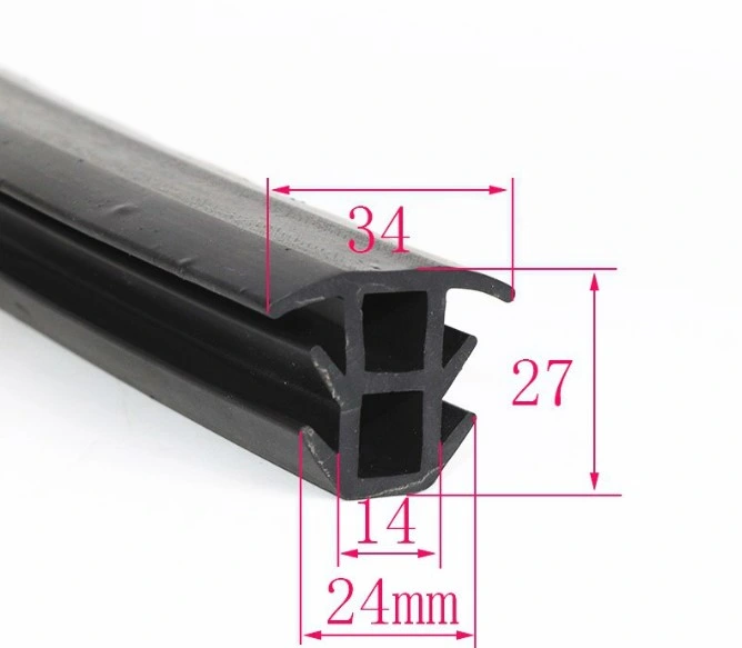 T Shaped Molding Edge Profile EPDM Rubber Seal for Solar Photovoltaic Panel