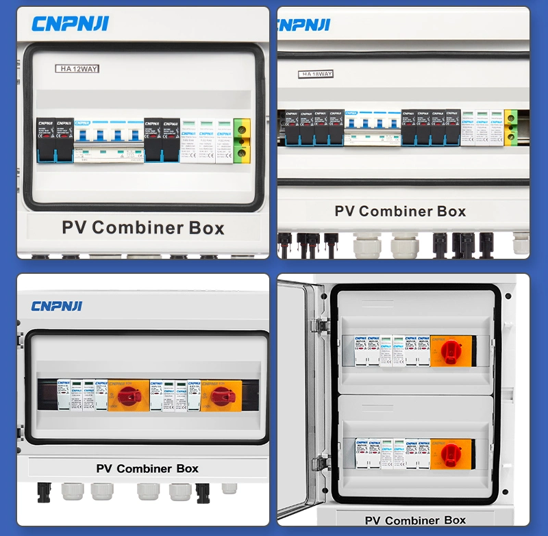 Caixa de combinação Solar DC 1-32 fios caixa de combinação PV para Painel solar