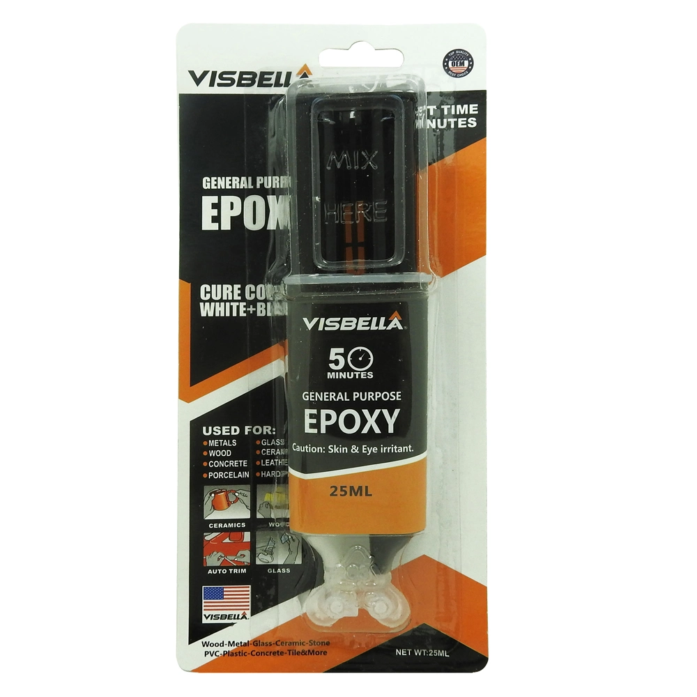 Adhésif Visbella Ab Epoxy Putty pour le verre Bond en bois