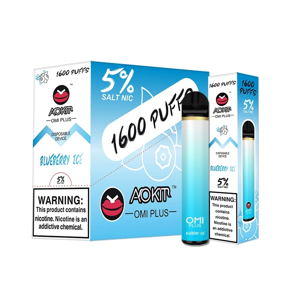 China Aokit originales de fábrica de fabricación 1600 Puff vaporizador