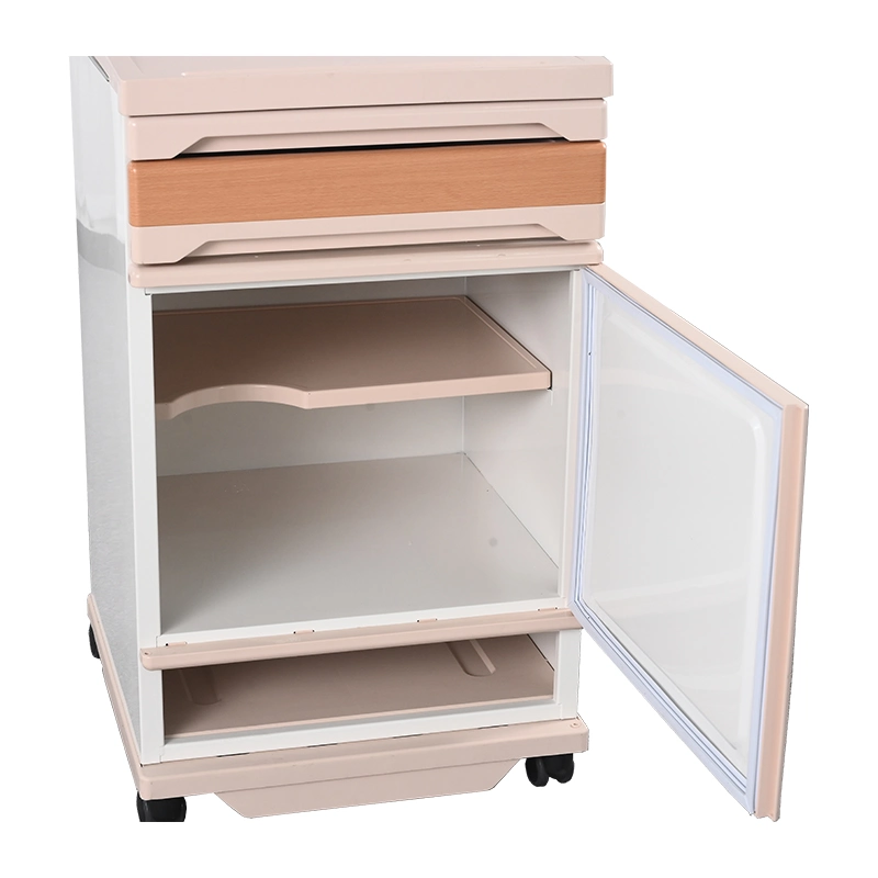 Factory Hot Selling Medical Bedside Cabinet/ICU Patient Surgical Use Cabinet Home Care Use Cabinet with Drawer Bedside Table