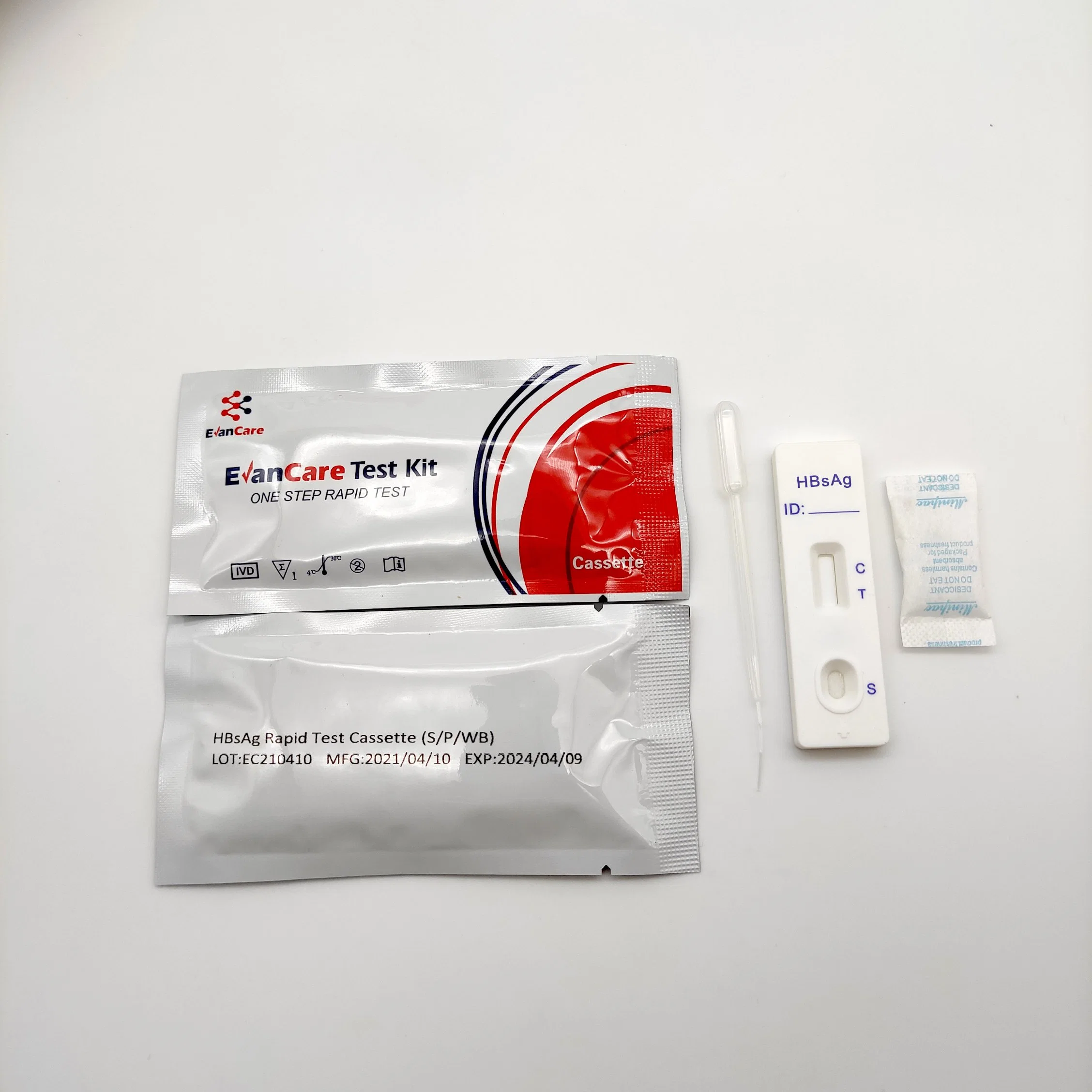 Une étape médicale professionnelle de l'hépatite B Kit de test de carte de test de l'aghbs