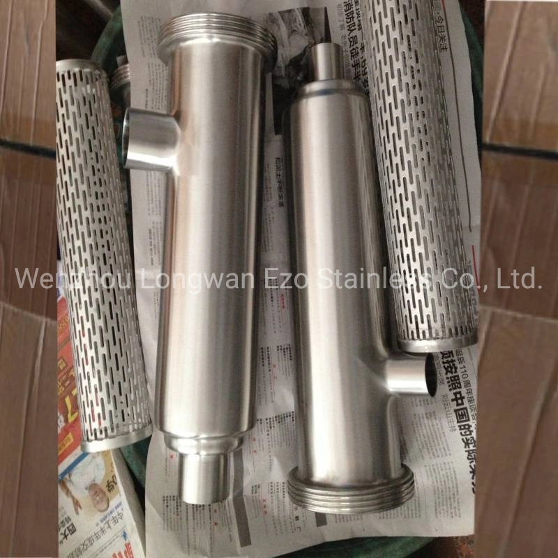 Stainless Steel Food Grade Wire Mesh L Type Side Entry Filter Strainer for Beverage