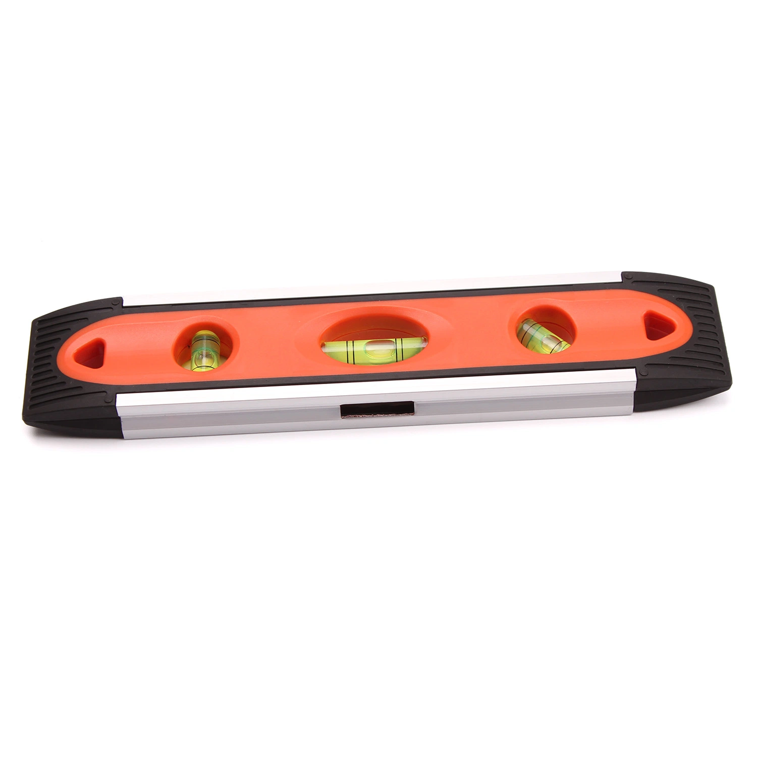 Wholesale/Supplier Torpedo Spirit Level 230mm Aluminum Rubber Wrapped Small Magnetic Spirit Level with Three Bubbles